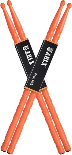 Miniatura 8 de Baquetas de batería 5a paquete de 2 baquetas de fibra de carbono