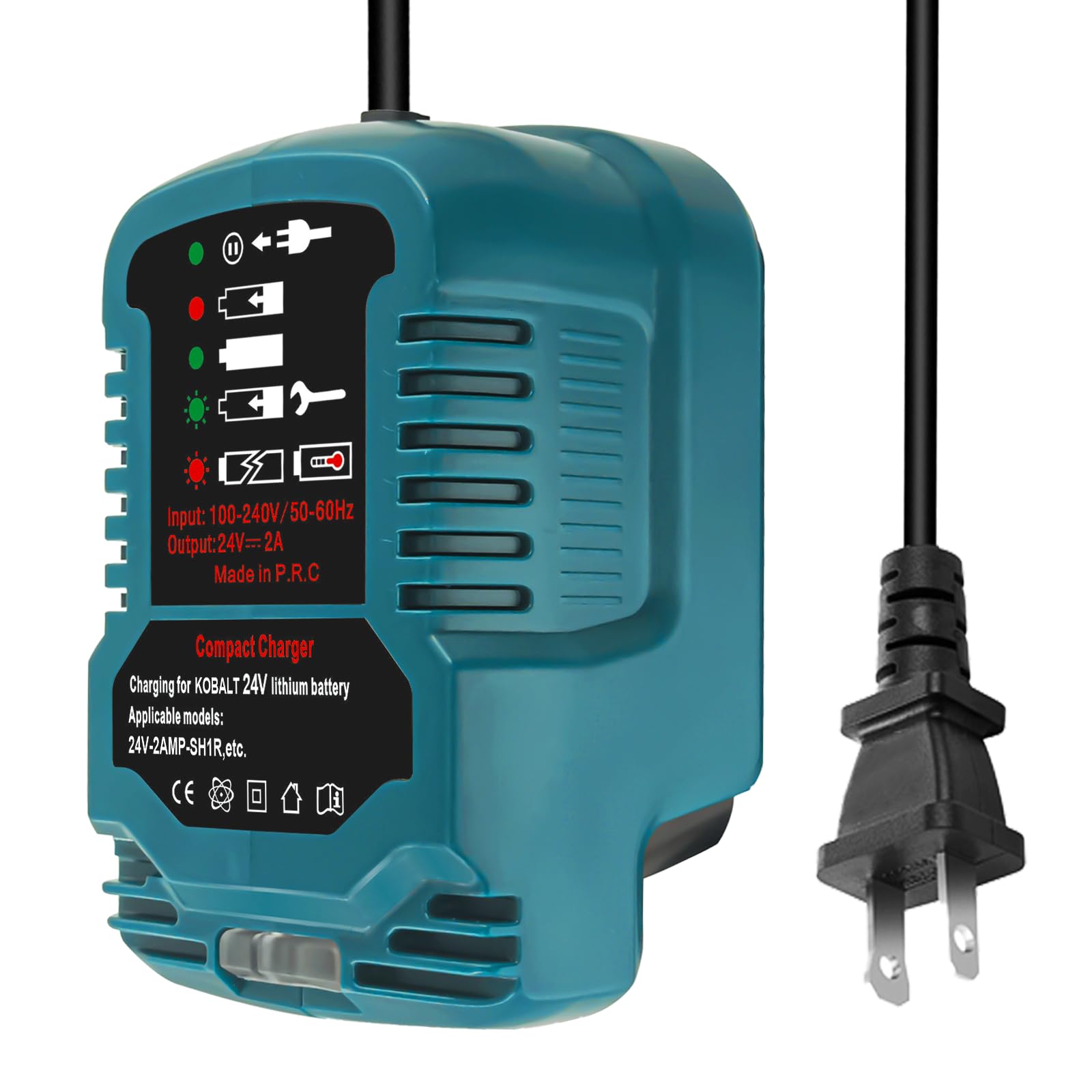 24 Volt Lithium Battery Charger Replacement for Kobalt 24V Max KB624-03 KB524-03 KB424-03 KB224-03 KB124-03 0673802 1051230 Lithium Ion Cordless Tools