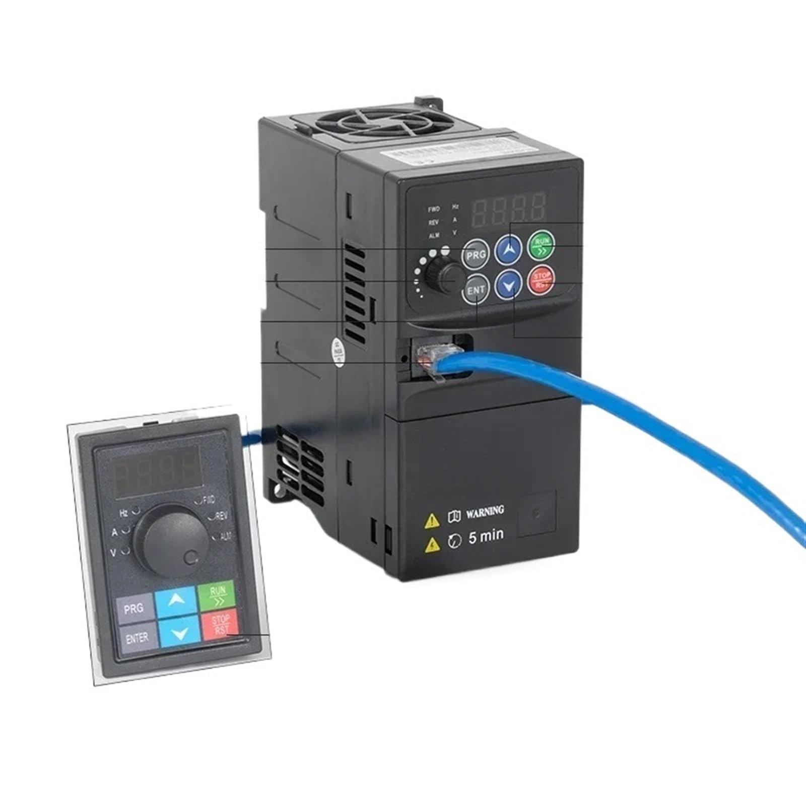 VDOQTLJT SU600 VFD 220V 1-3PH 380V 3-3PH 0.75/1.5/2.2/3.7/5.5KW Adjustable Speed Drive Frequency Converter for Industrial(1.5kw 380v 3-3ph B)