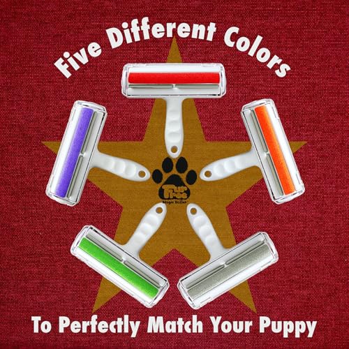 Image of Pet Hair Remover Reusable Tool - Dog and Cat Fur Removal Roller for Bedding, Couch, Clothing, Carpet and More - Multisurface Hair and Fur Removal Tool (Red Velvet)