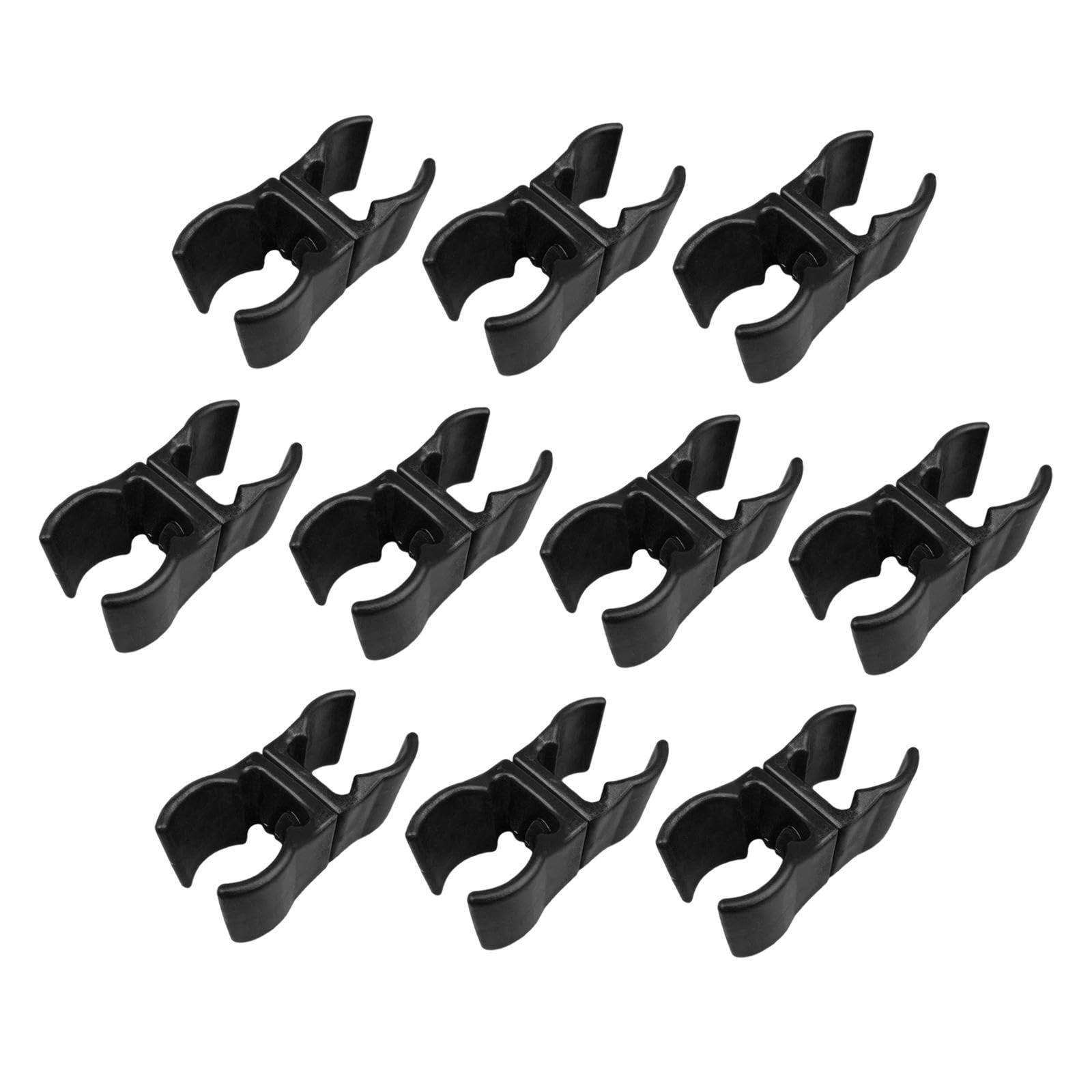 MERISHOPP®10Pcs Football Training Flag Pole Clip Buckle for Volleyball Soccer Training Black|Home & Garden | Yard, Garden & Outdoor Living | Garden Decor