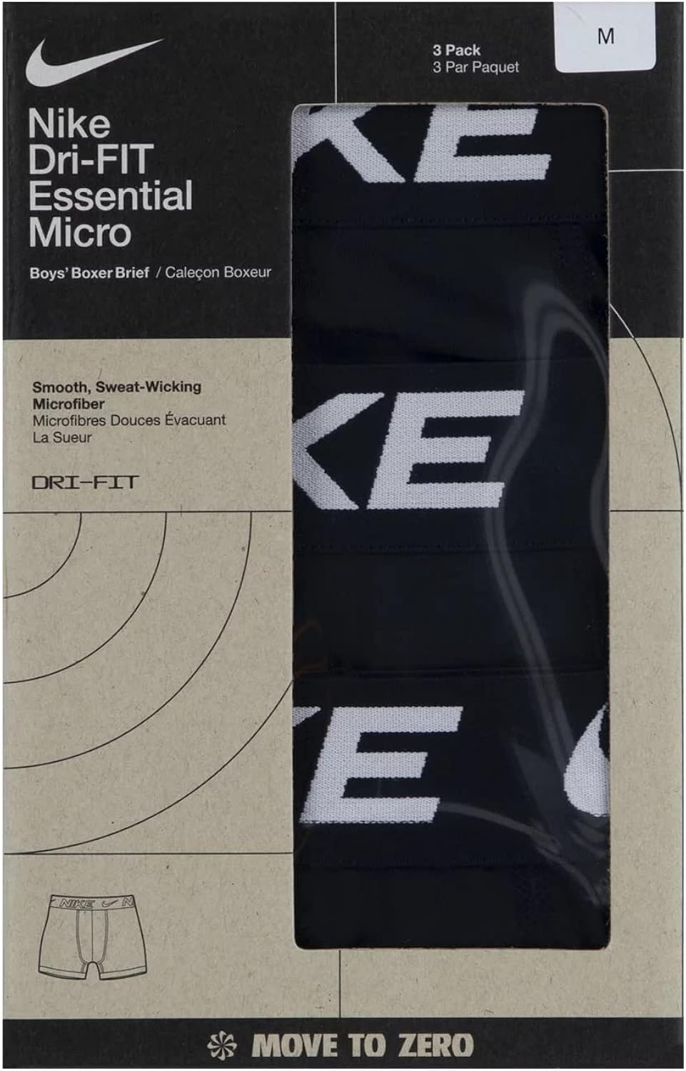 Nike Big Boys Essential Dri-Fit Boxer Briefs 3 Pack: Clothing, Shoes & Jewelry