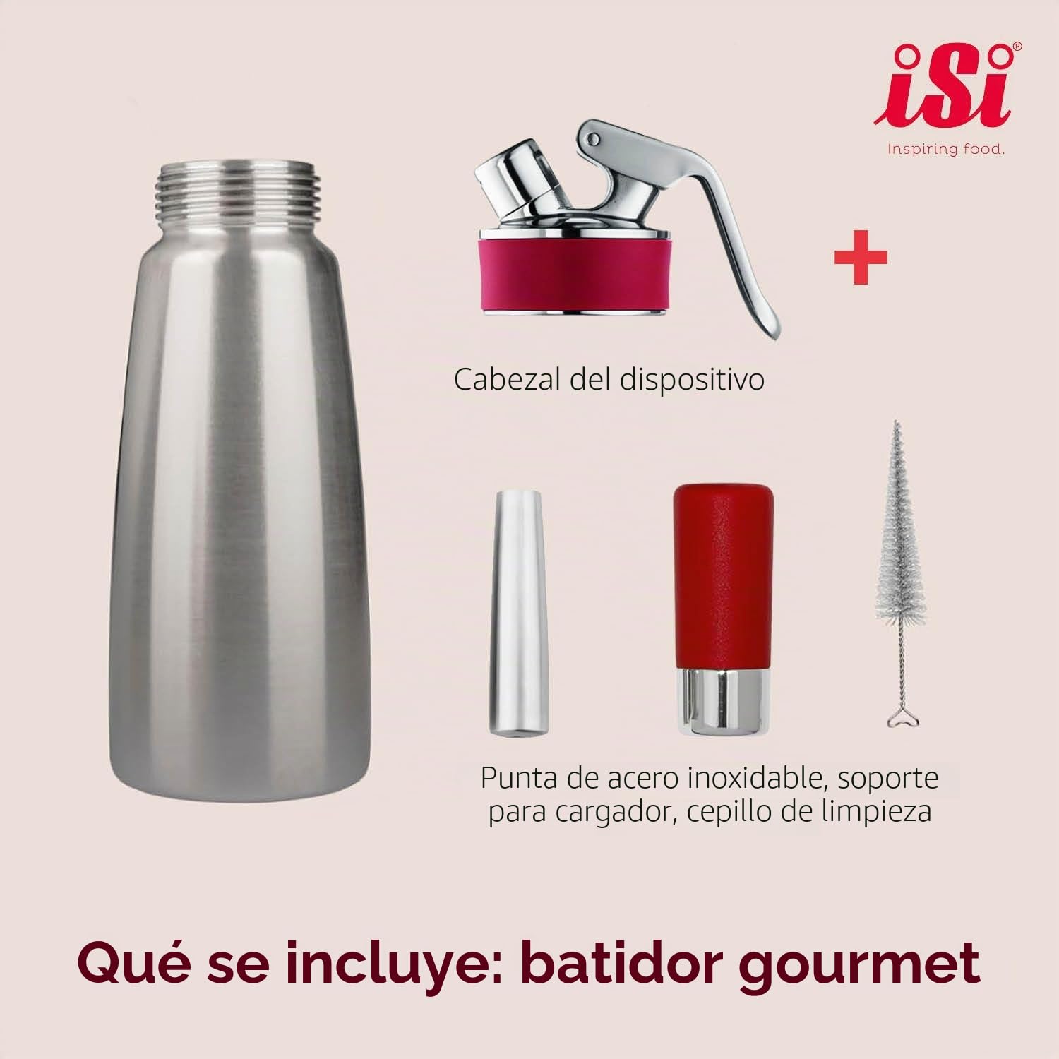 iSi Gourmet Whip crema batida 1L