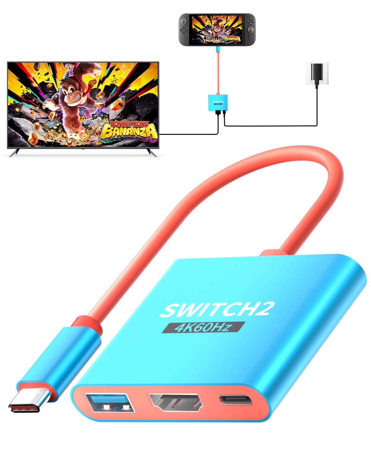 Switch 2 TV Dock Docking Station for Nintendo Switch 2