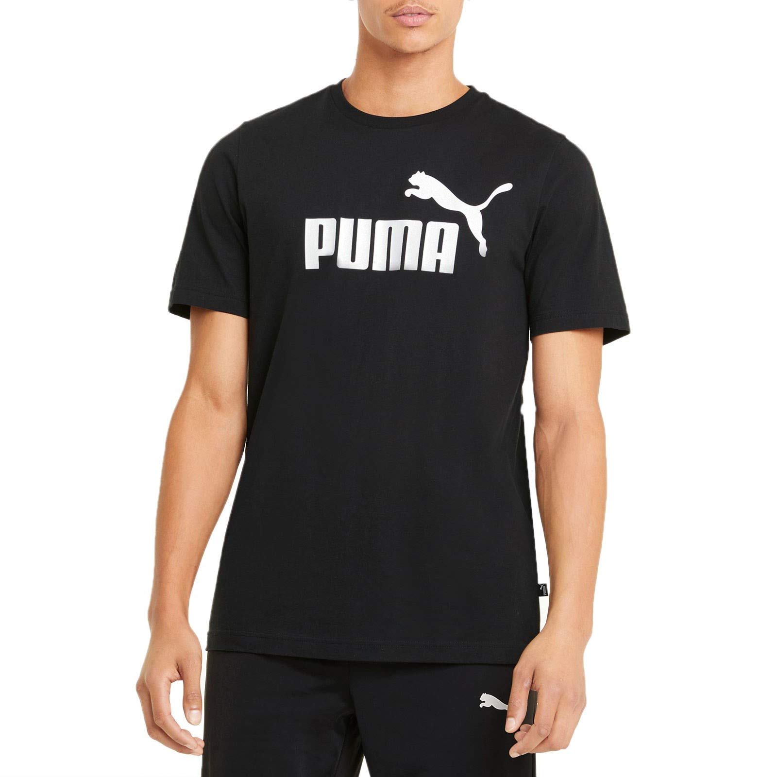 PUMA mens ESS Logo Tee T-Shirt (pack of 1)