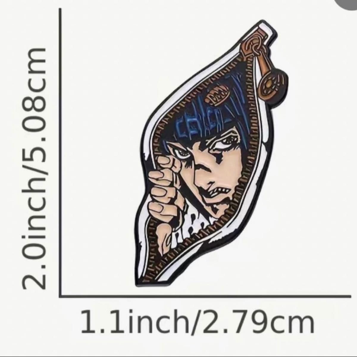 Amazon | ジョジョの奇妙な冒険 ブチャラティ&ゴゴゴゴ ピンバッジ
