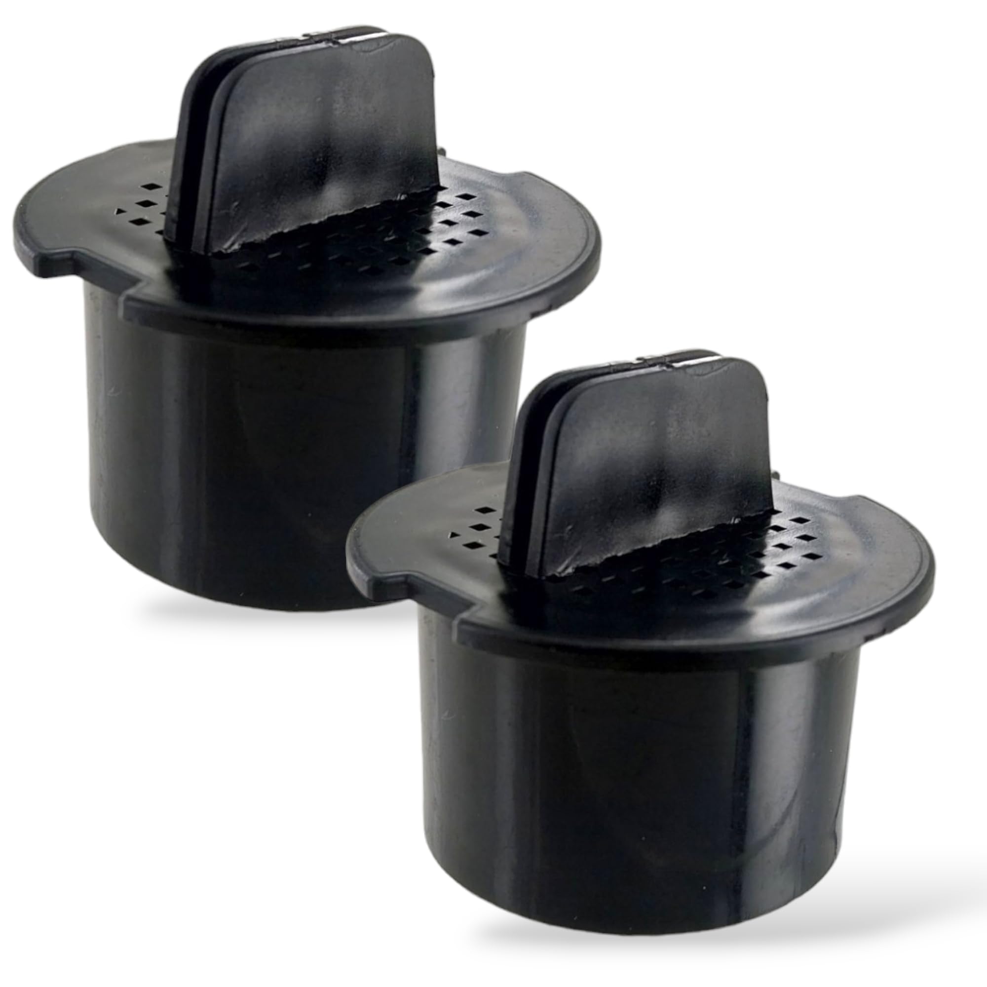 Lot de 2 filtres à charbon ronds 51 mm de diamètre pour réfrigérateur Liebherr 7433243 pour réfrigérateur à vin, cave à vin, réfrigérateur