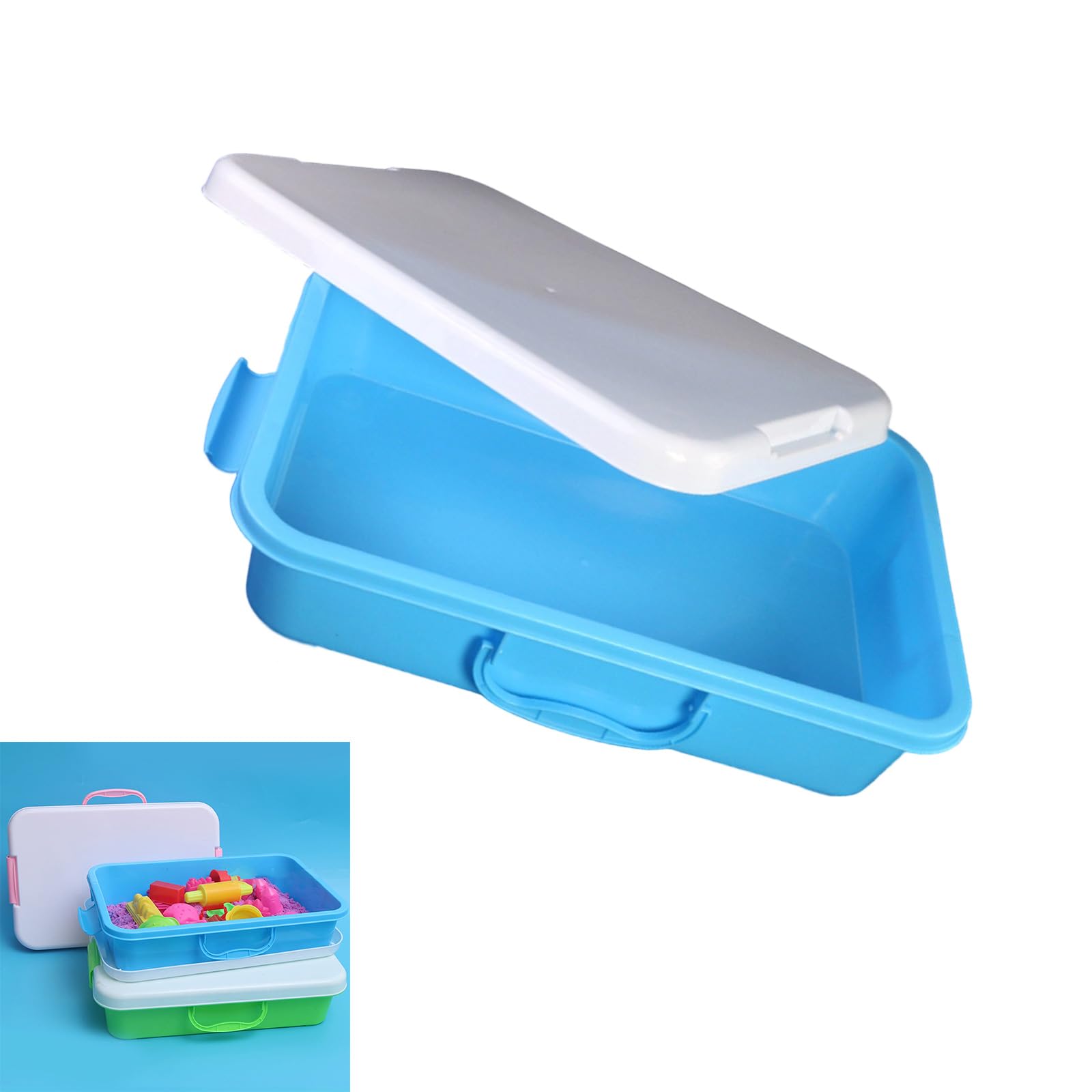 Bac à Sable Vide Plateau à Sable avec Couvercle Bac à Sable Portable Petite Boîte de Rangement pour Jouets Bac à Sable en Plastique Activités de Plein Air Bac à Sable Boîte Bac à Sable Vide Plateau à Sable avec Couvercle Bac à Sable Portable Petite Boîte de Rangement pour Jouets Bac à Sable en Plastique Activités de Plein Air Bac à Sable Boîte