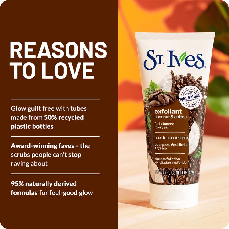 St. Ives Energizing Coconut & Coffee Scrub