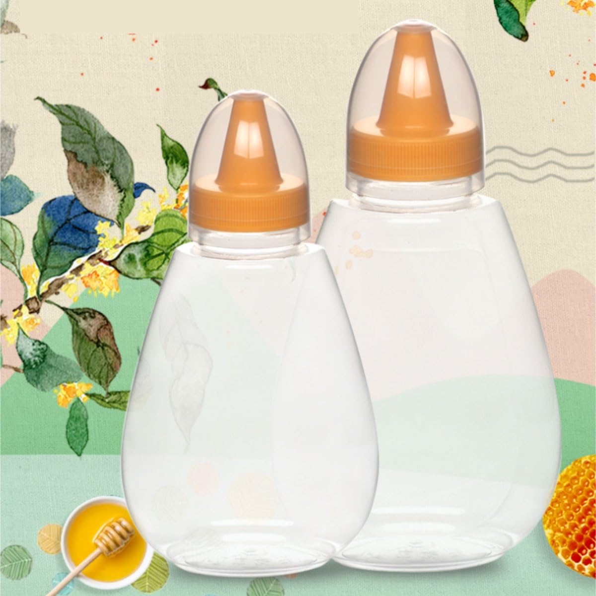 Butelka Ściskania Opakowanie 5 Sztuk Przyprawa Do Sosu Sojowego, Plastikowy Pojemnik Na Sos Sałatkowy, Można Wymienić I Wycisnąć Butelkę Naczynia Obiadowe(1000ml)