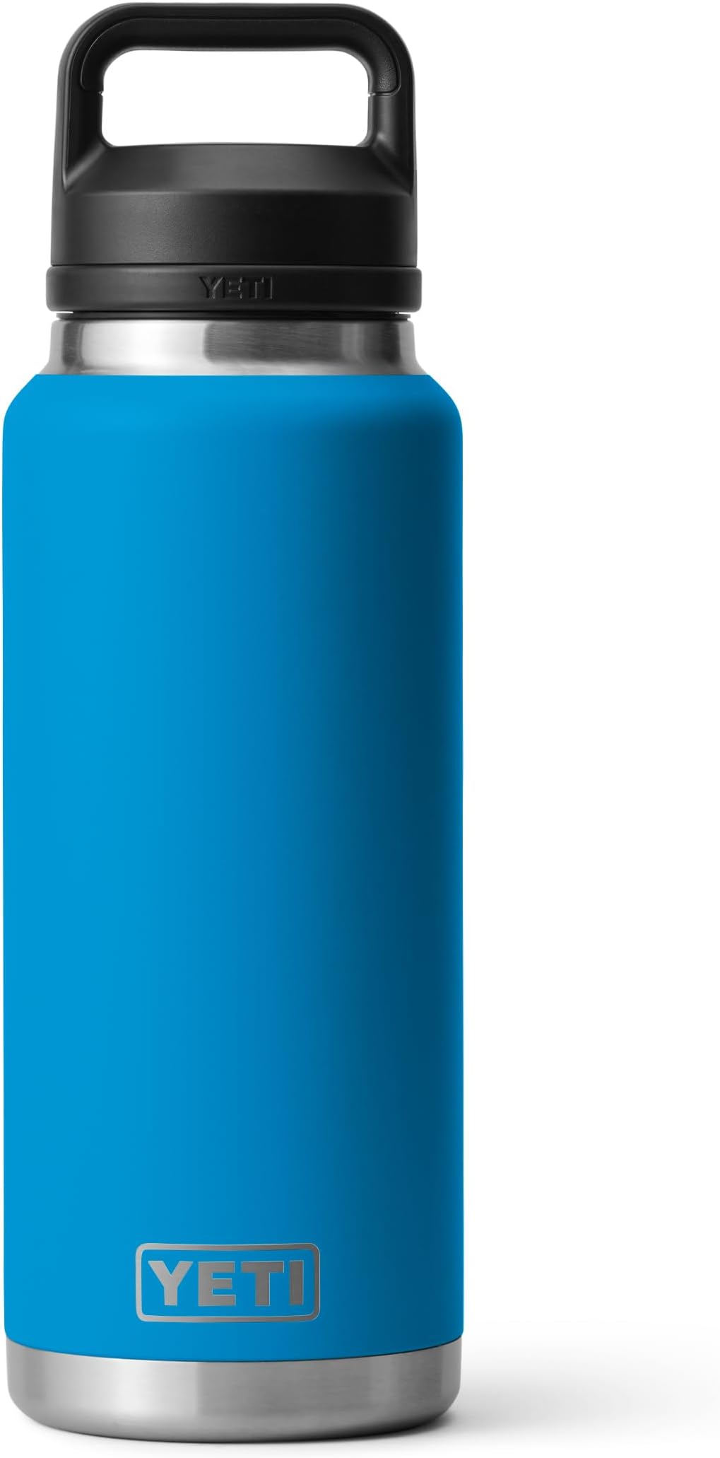 YETI Rambler 36oz Vacuum Insulated Stainless Steel Bottle with Chug Cap, Big Wave Blue, 21071502686