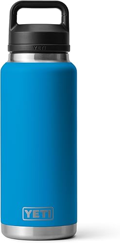 Miniatura 18 de YETI Rambler - Botella de 36 onzas, aislada al vacío, a prueba de fugas, de acero inoxidable con tapón para sorbos Vacuum Insulated, Leakproof