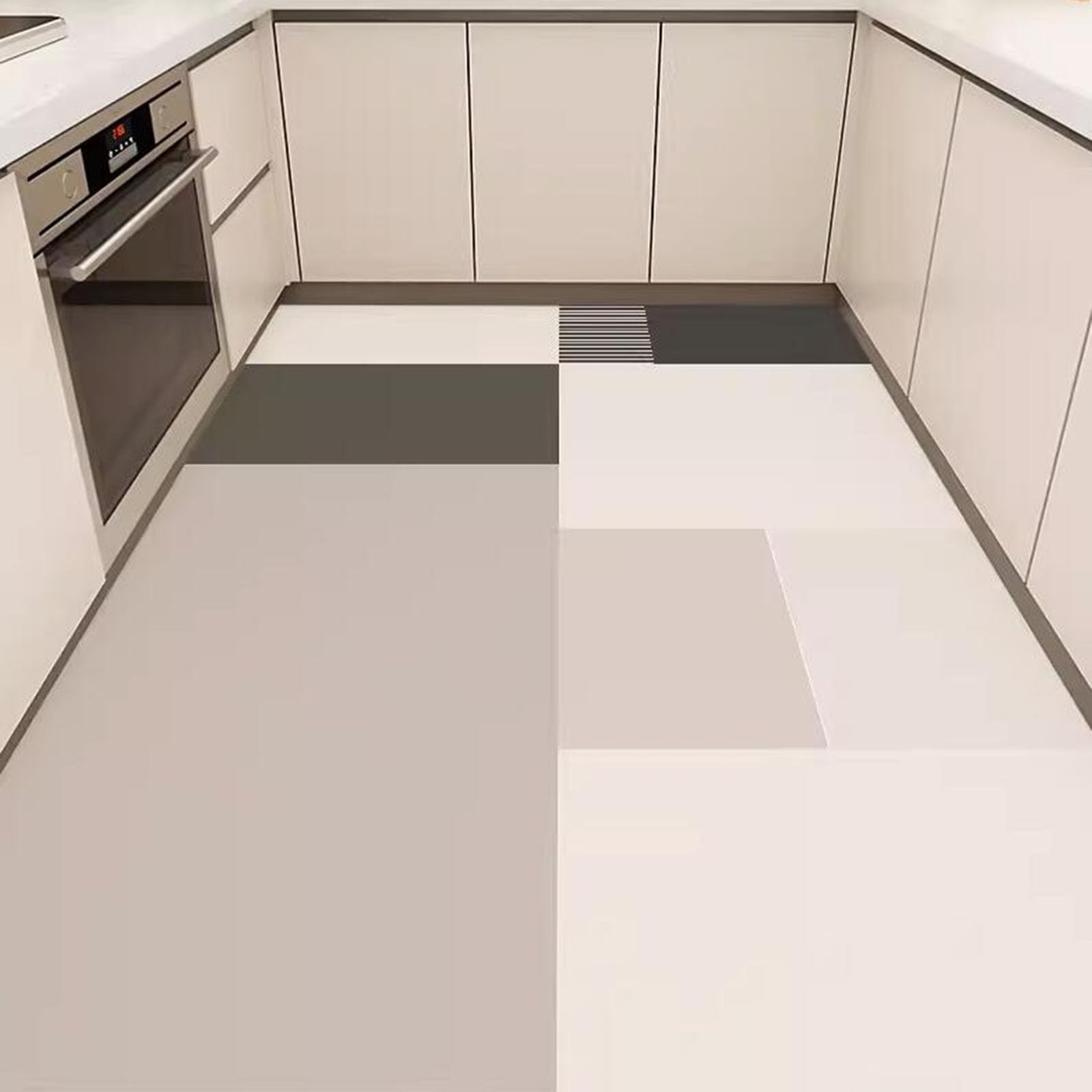 Menoeceus Juego de 2 Tapetes de Cocina, Tapete Antifatiga para Cocina