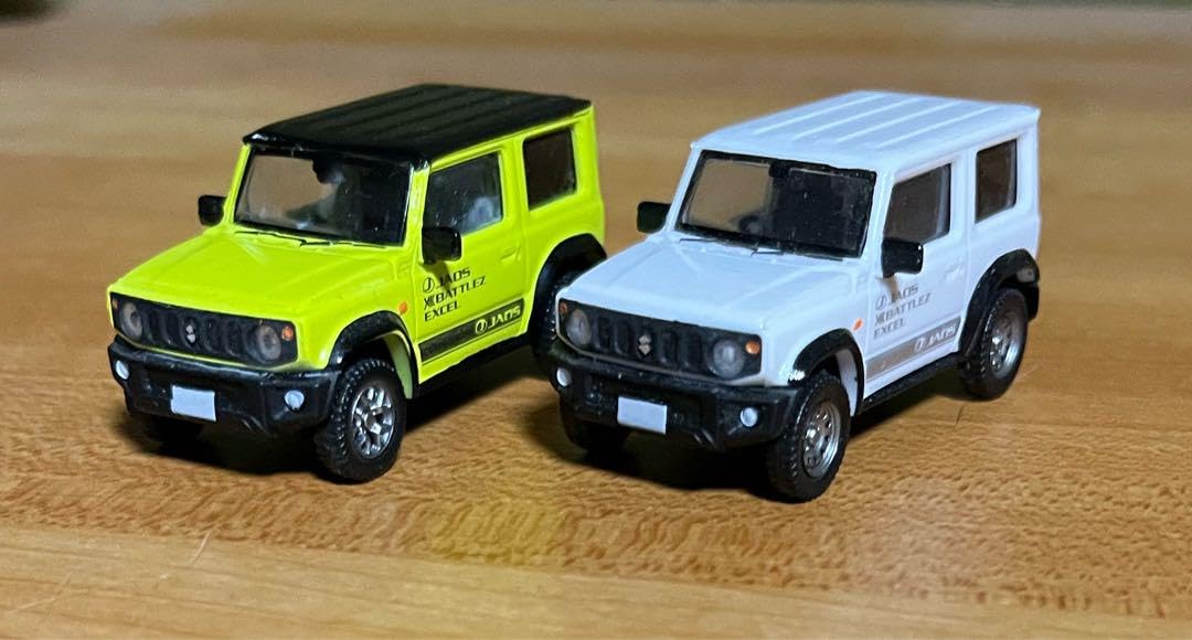 Amazon.co.jp: ジムニー シエラ 2台setミニカー イー・白 AV : おもちゃ