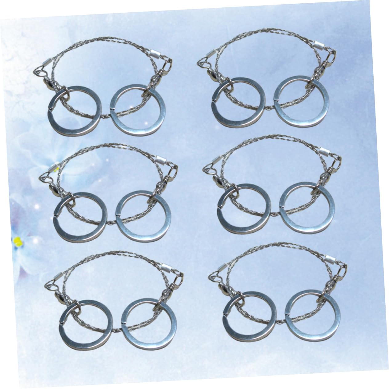 Homoyoyo 6pcs Chainsaw Survival Universal Saw Outdoor Survive