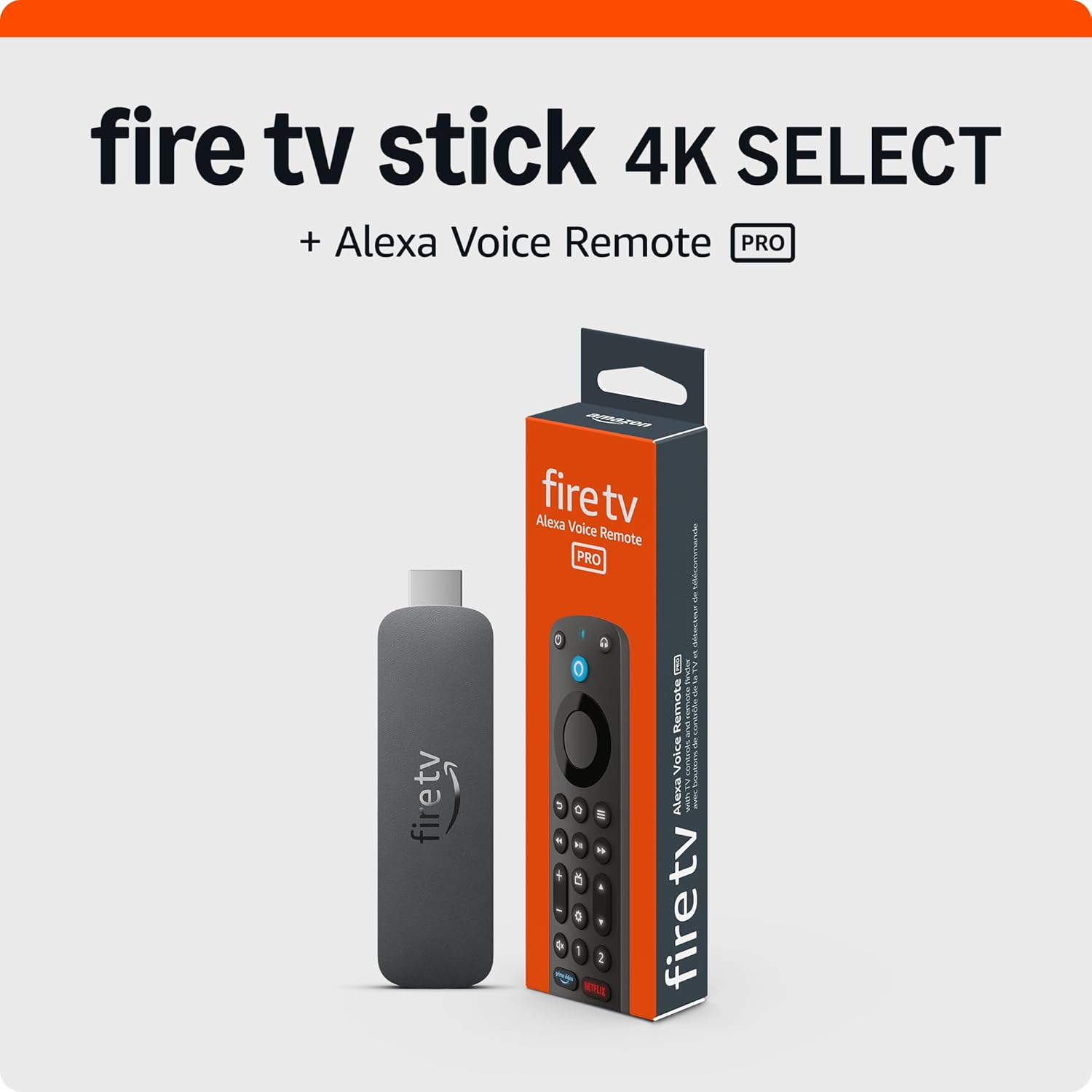 Amazon Fire TV Stick 4K Select bundle with Alexa Voice Remote Pro