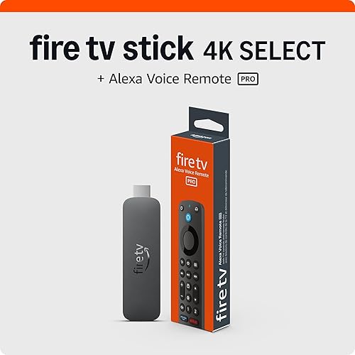 Amazon Fire TV Stick 4K Select bundle with Alexa Voice Remote Pro