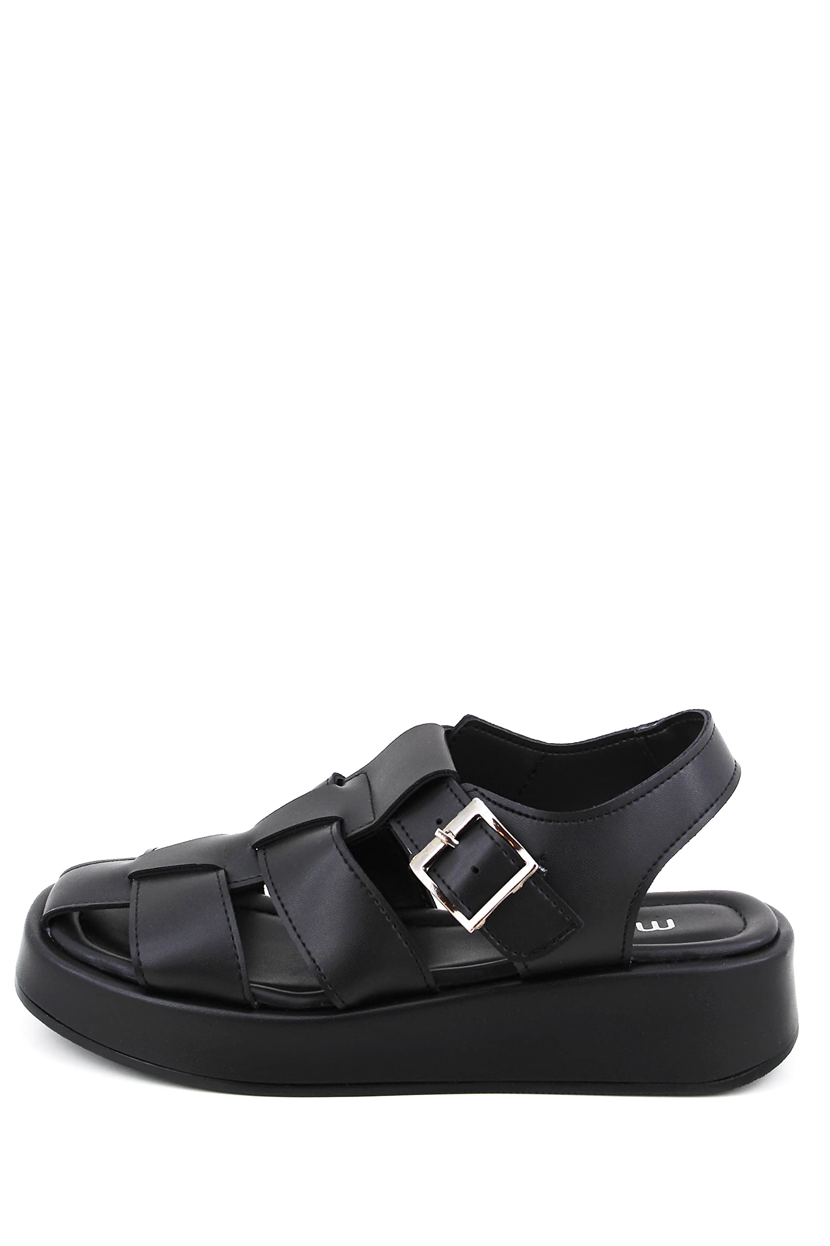Mumka Women's Sandal, Black, 39 EU, Black, 6 UK