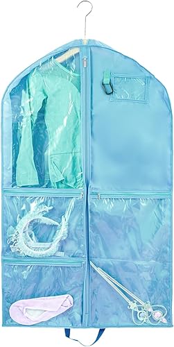 Vista 30 de Bolsa de ropa colgante impermeable, bolsas de ropa de 40 pulgadas para colgar ropa, bolsas de ropa para almacenamiento de viajes, bolsa de ropa