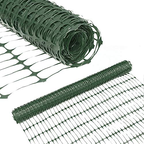 Abba Patio Guardian Safety Netting Snow Fencing Recyclable Plastic Barrier Environmental Protection, 4×100 ft, 1.25