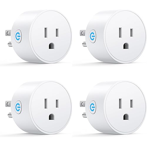 Smart Plug, LIMITNIU Alexa Plug, Smart Home Plugs That Work with Alexa and Google Home, Smart Outlet Compatible with Smart Life App, Remote Control and Timer, 2.4GHz WiFi Only, 4-Pack
