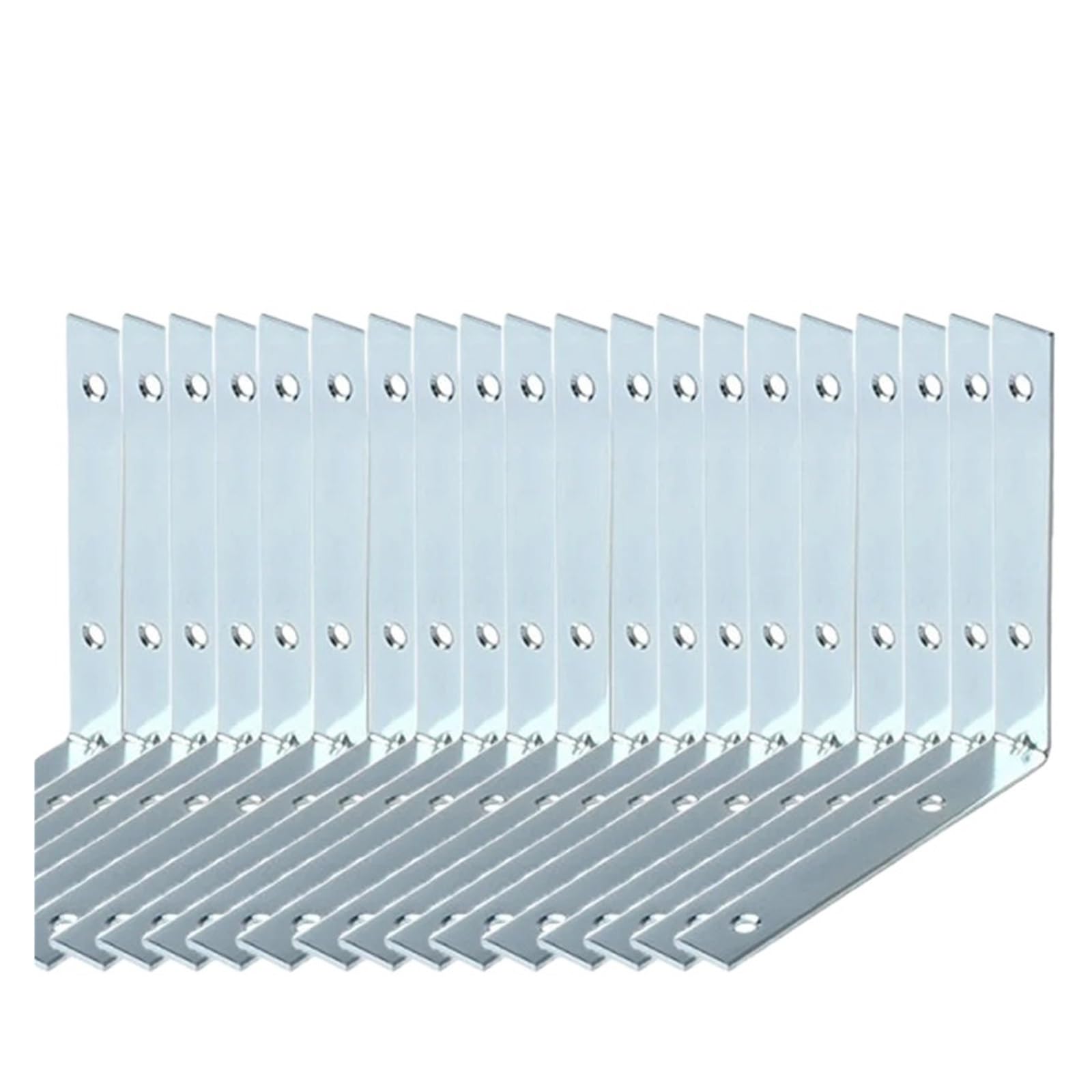 Fhdbekdcldm 20Pcs-60Mm L Brackets, Compatible With Cabinet Bookshelf Table Chair