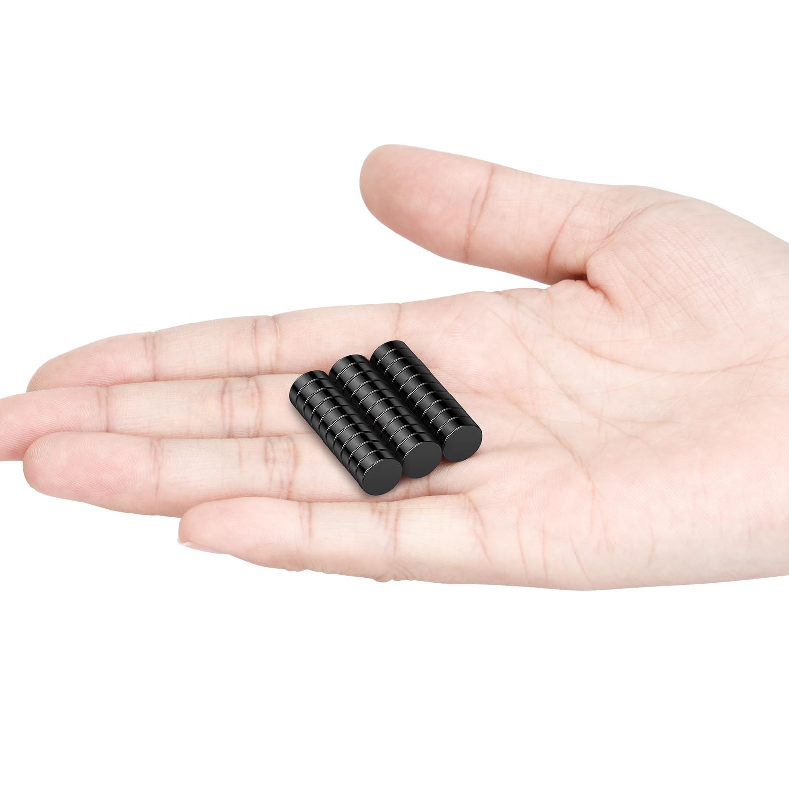 Wzone 30PCS Black Small Magnets - Image 3