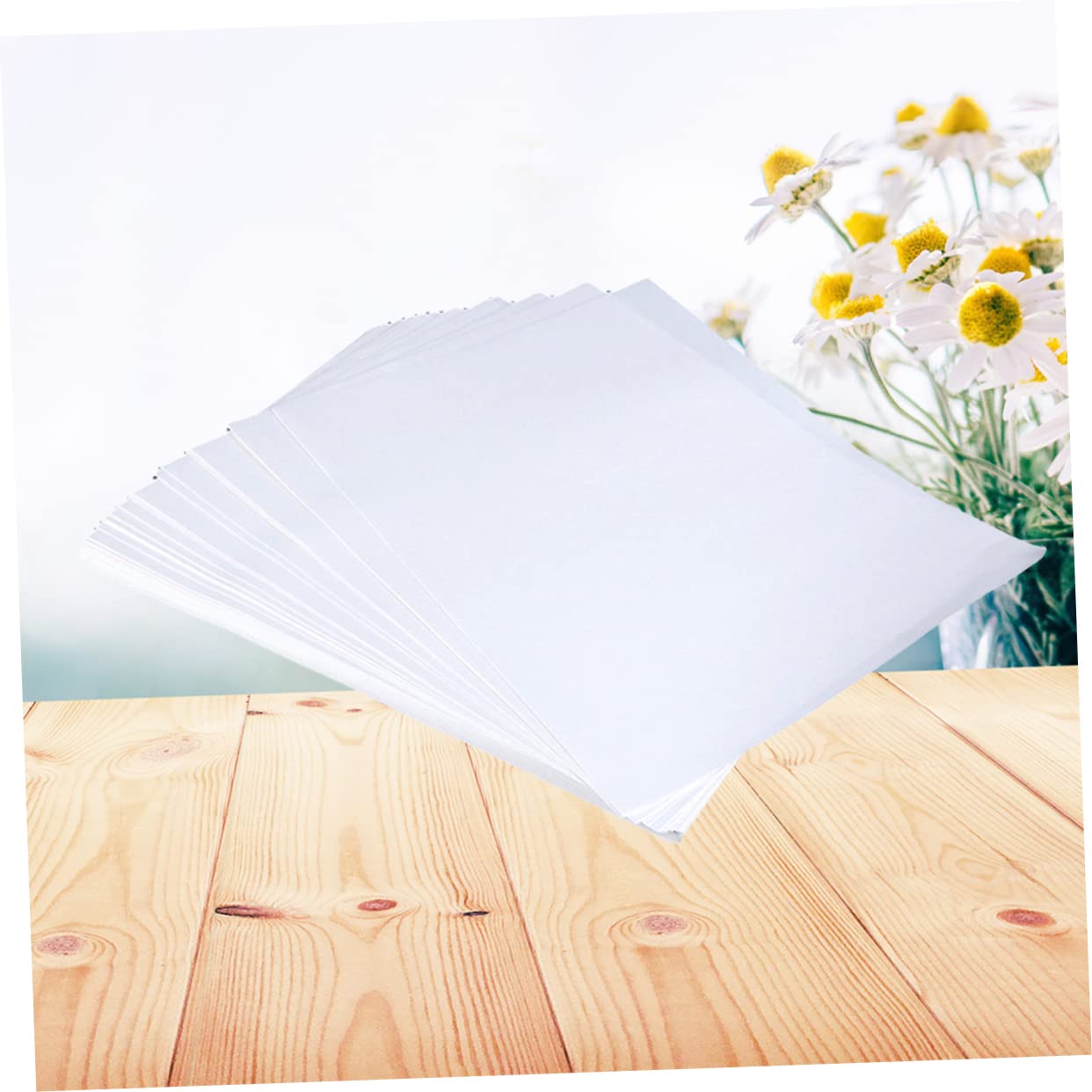SEWACC 100stücke Sublimationspapier Wärmeübertragungspapier Für Tintenstrahldrucker Transferpapier Weiß Mit Hoher Farbabgabe Und Trocknung Für T-shirts Mützen Und