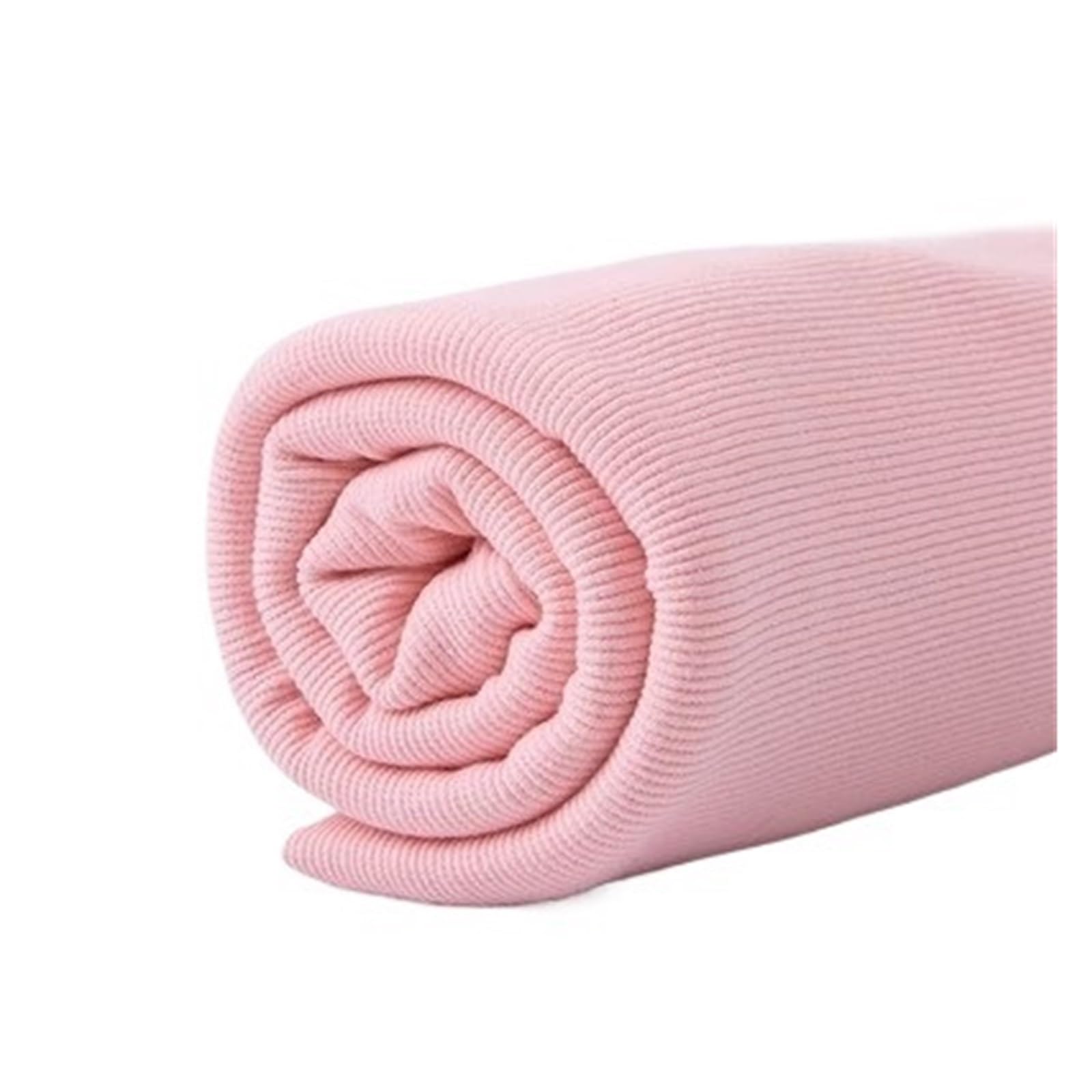 Rib Knit Cuff, Elastic 2x2 Ribbed Cuffs Multicolor 20x110cm Cotton Knitted Fabric for Sewing(5pink)