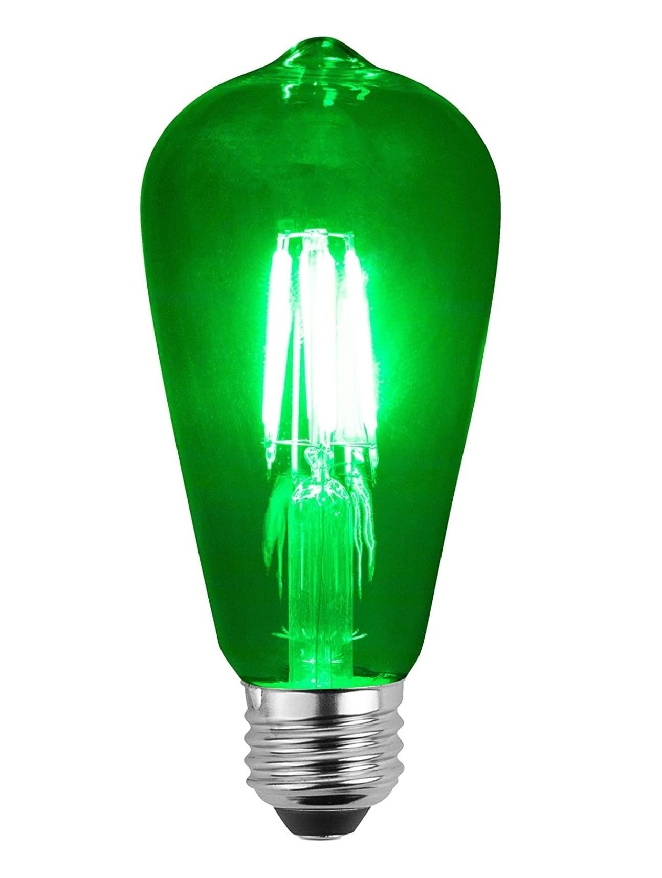 Vintage 4 Watt LED Filament Decorative Bulb ST64, Clear Glass Edison Style, Green Light Color Energy Saving Vintage Bulb for Pendant & Wall Lamps(1)-image-47