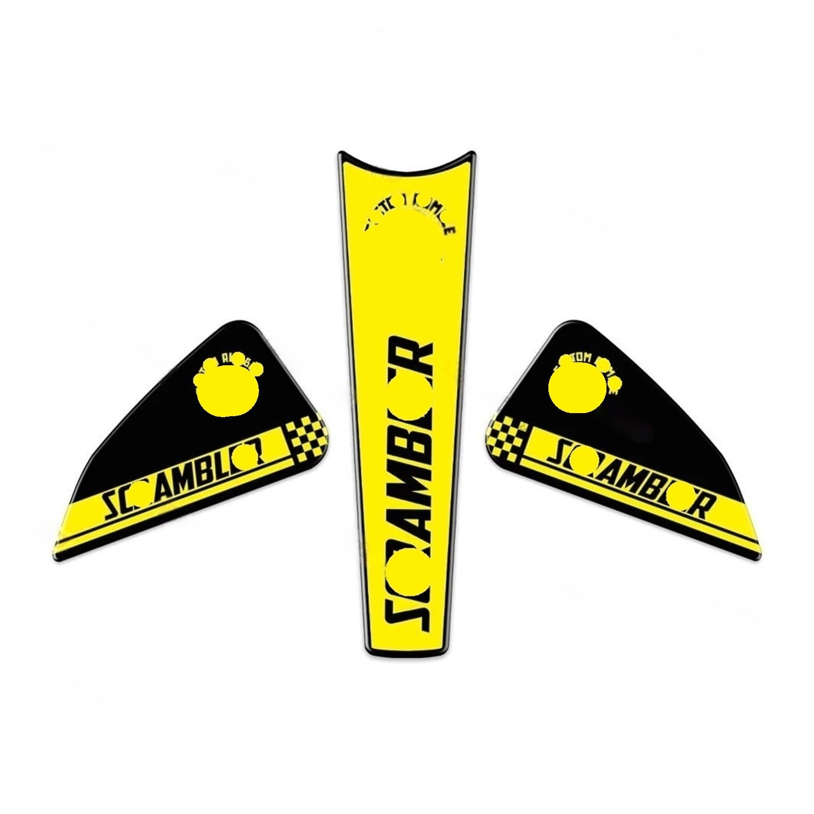 Scrambler 800 Fuel Tank Sticker 3D Decal Cover Protector Waterproof for Duc&ati Scrambler 800 Gas Stickers Decals