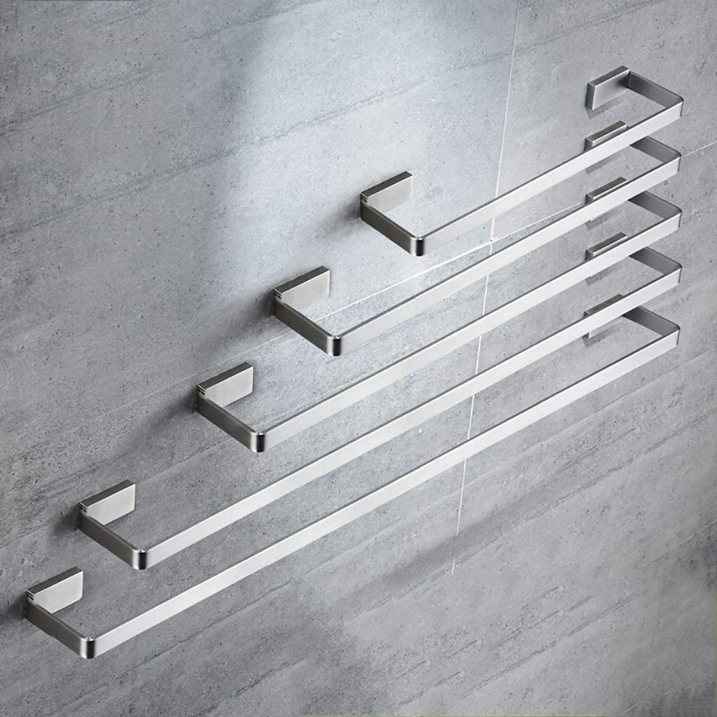 ISCBAFYX Toalleros de un Solo Tiro de Fondo Grueso, Soporte para Toallas de baño, Colgador de paños para Platos de Cocina, Montaje en Pared múltiple/50Cm