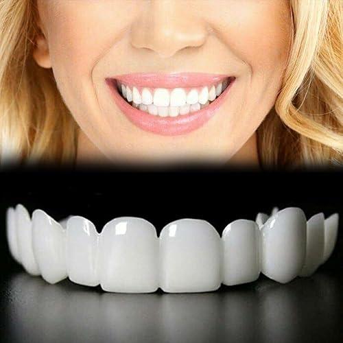 2 Pairs, Temporarily Adjustable for Men and Women, Nature and Comfortable Regain Confidence Smile(White)