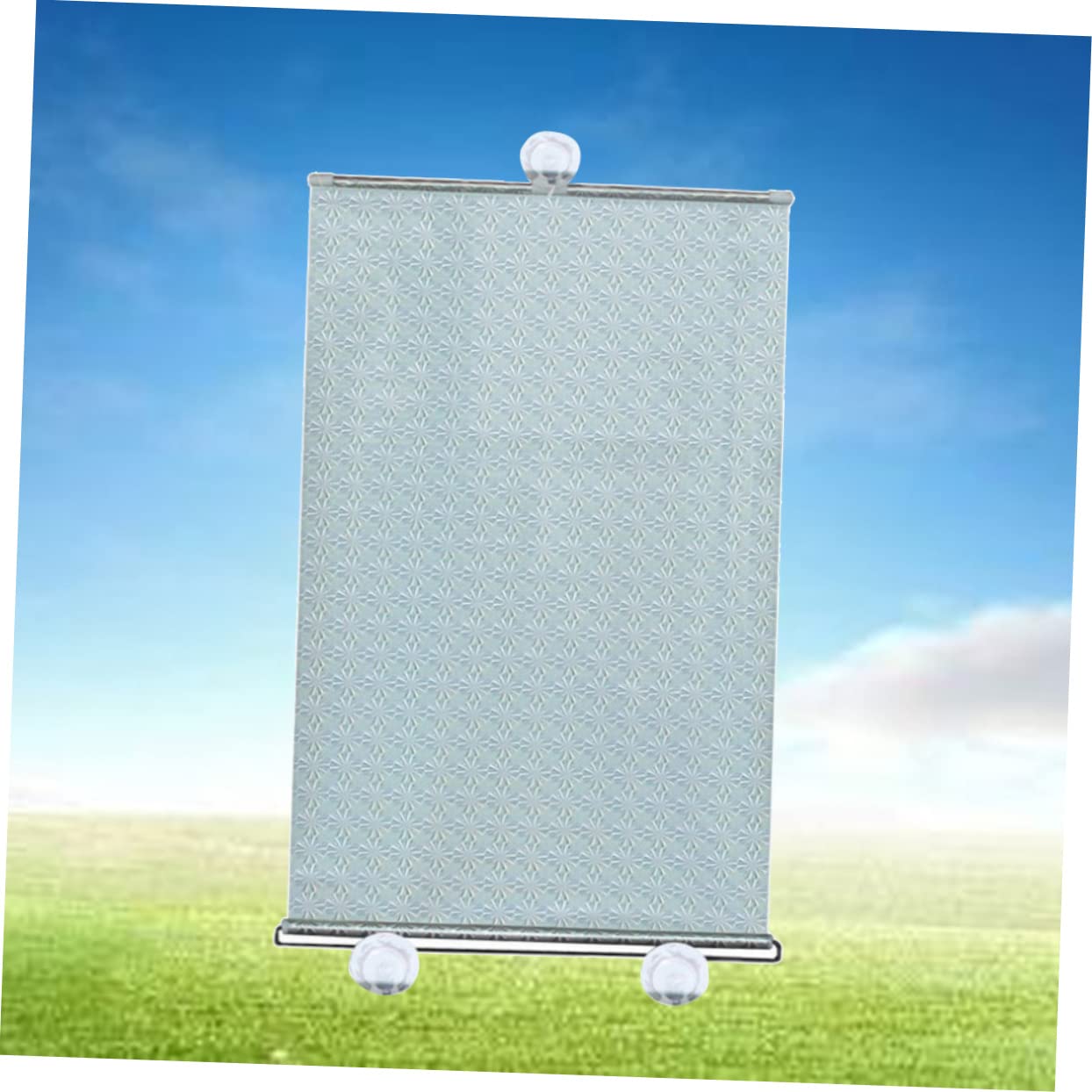 Mikinona 3 Pezzi Tendine Parasole Per Finestrini Auto Con Riavvolgimento Automatico Per Finestrini Laterali 40x60 Cm Argento Uv