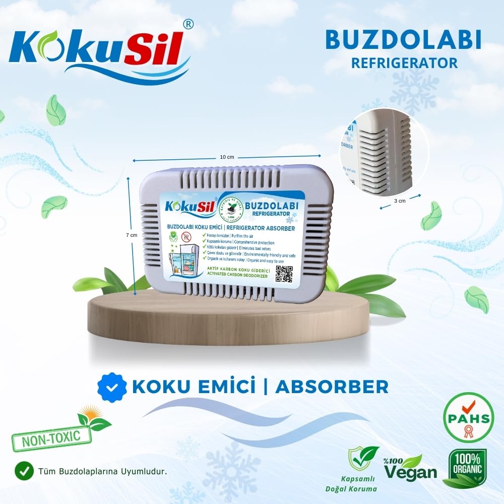 Kokusil Buzdolabı Koku Giderici ve Koku Emici