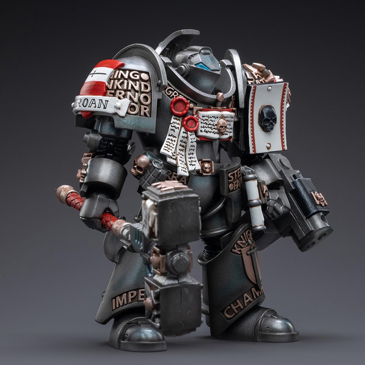 HiPlay JOYTOY Warhammer 40,000 1/18 Szarzy Rycerze Terminator Caddon Vibova JT3228 Figurki Akcji