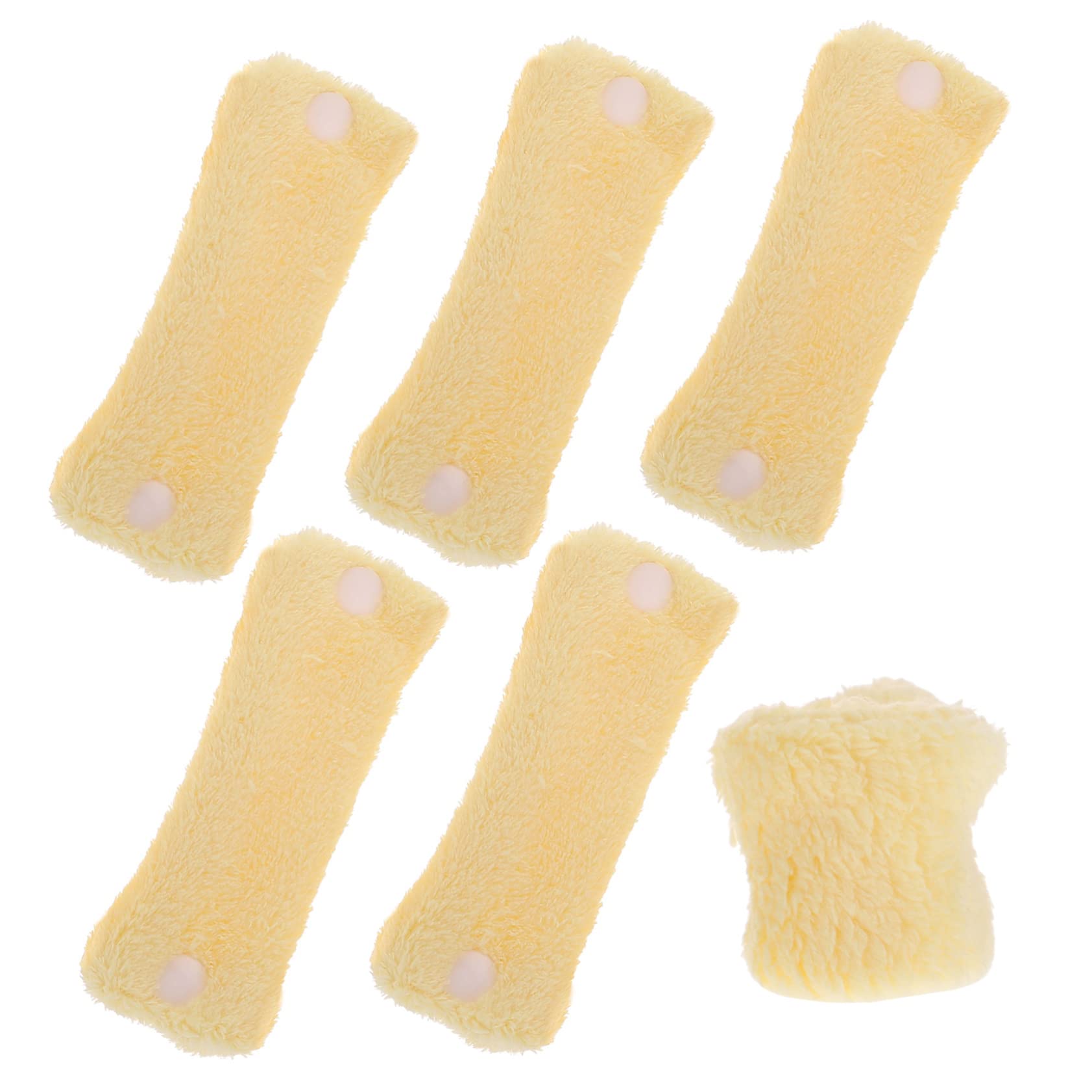 GALPADA Medium Hair Volume Rollers Coral Fleece Sleep Hair Curlers No Heat Easy Styling