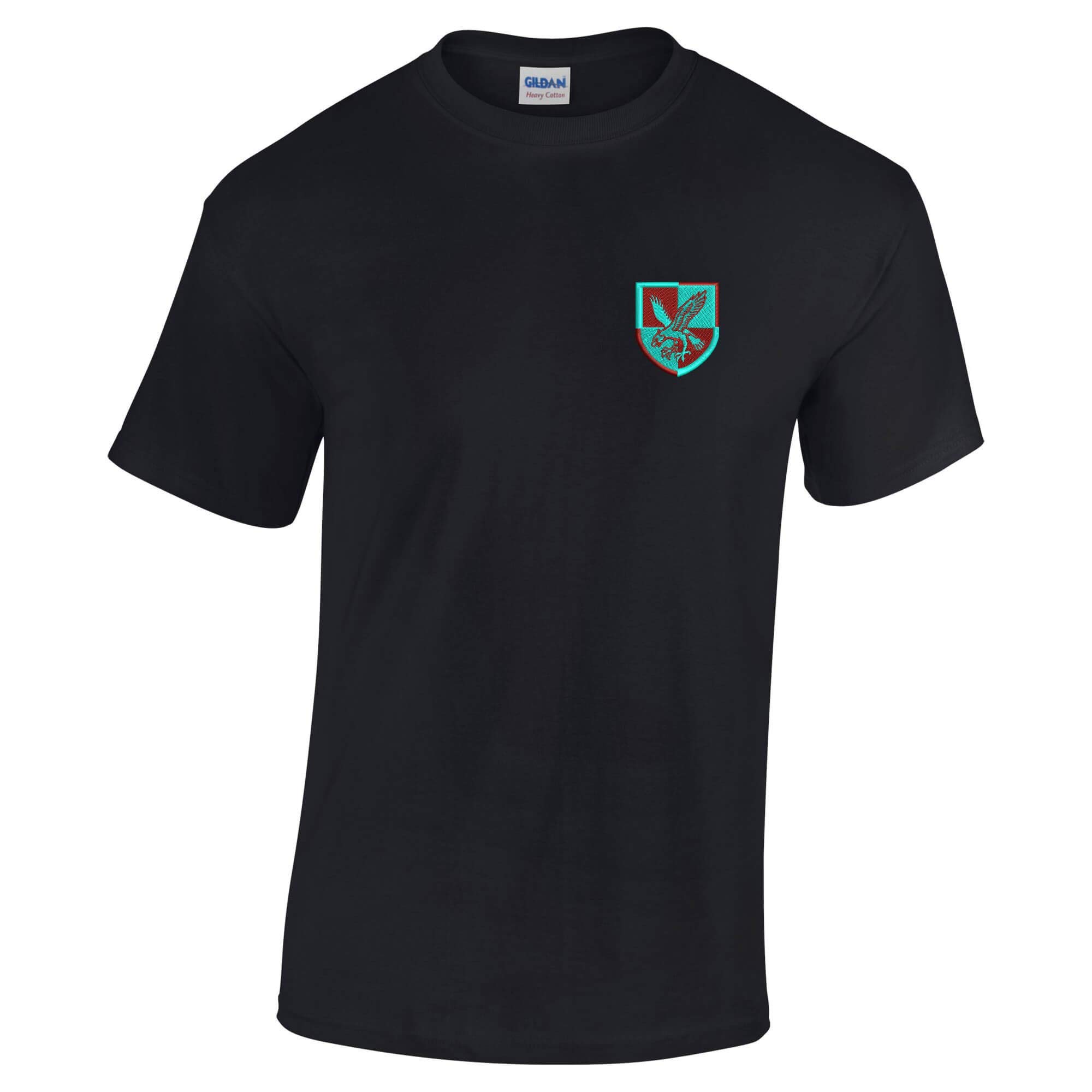 Pineapple Joe's Men's Black 16 Air Assault Brigade Embroidered T-Shirt - 4X Large