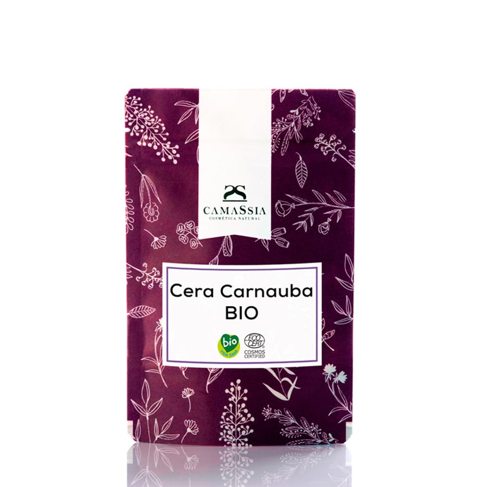 Camassia Cera de carnauba (T1) BIO | Mantecas y ceras para cosmética | Calidad T1 de cultivo ecológico | 1000gr