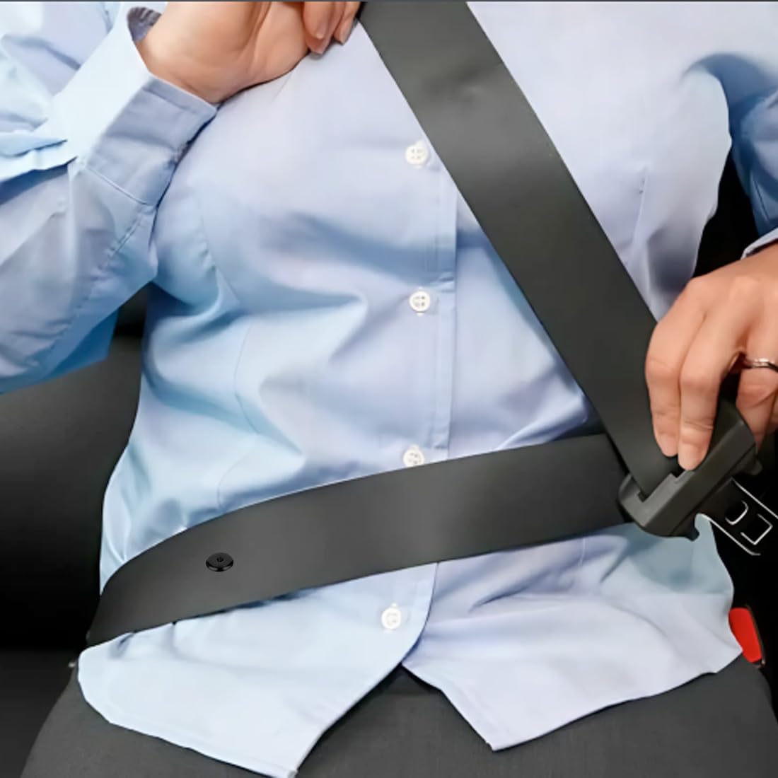 Pulsante Ferma Cintura di Sicurezza Auto 20 Pezzi Bottoni Cintura di Sicurezza Plastica