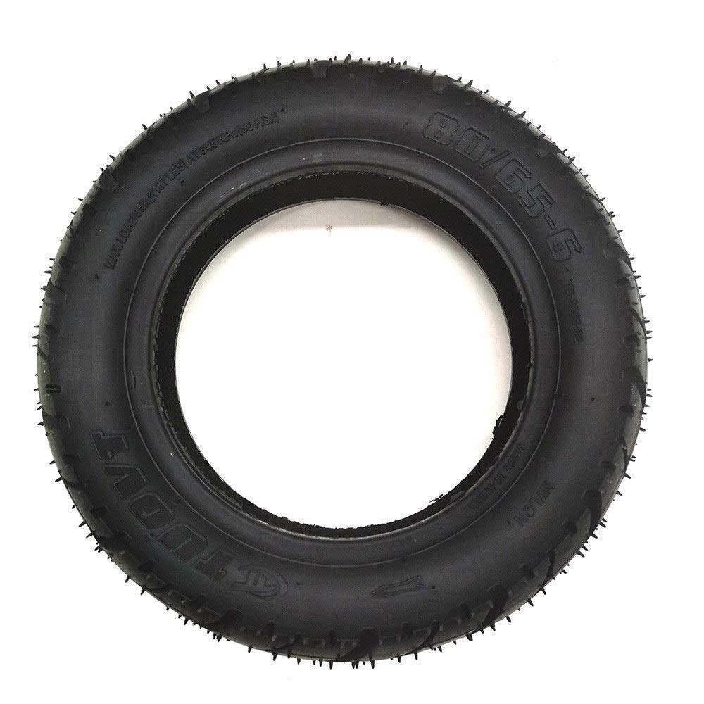 Neumáticos macizos Neumático sin cámara for patinete eléctrico de 10 pulgadas 80/65-6 dorado