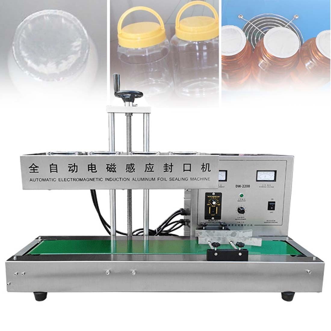 IUokLU Electromagnetic Induction Sealing Machine, Adjustable Aluminum Foil Sealing Machine, Automatic Heat Sealer, Food And Can-60mmdiameter