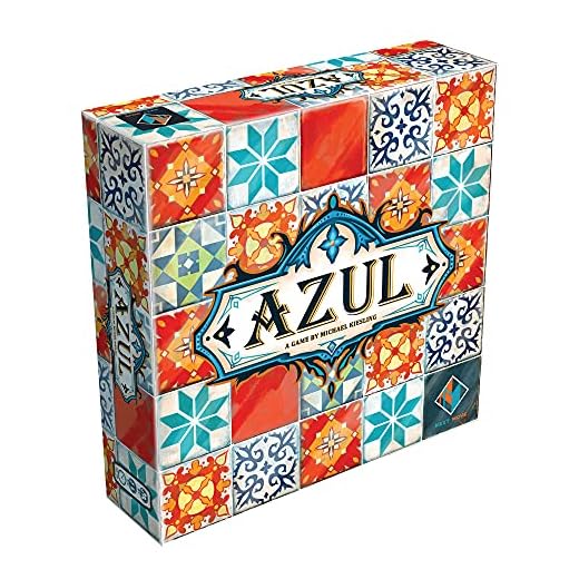 Asmodee Azul Board Game - Award-Winning Tile-Placement Strategy Game, Beautiful Mosaic Art, Family Fun for Kids & Adults, Ages 8+, 2-4 Players, 30-45 Minute Playtime