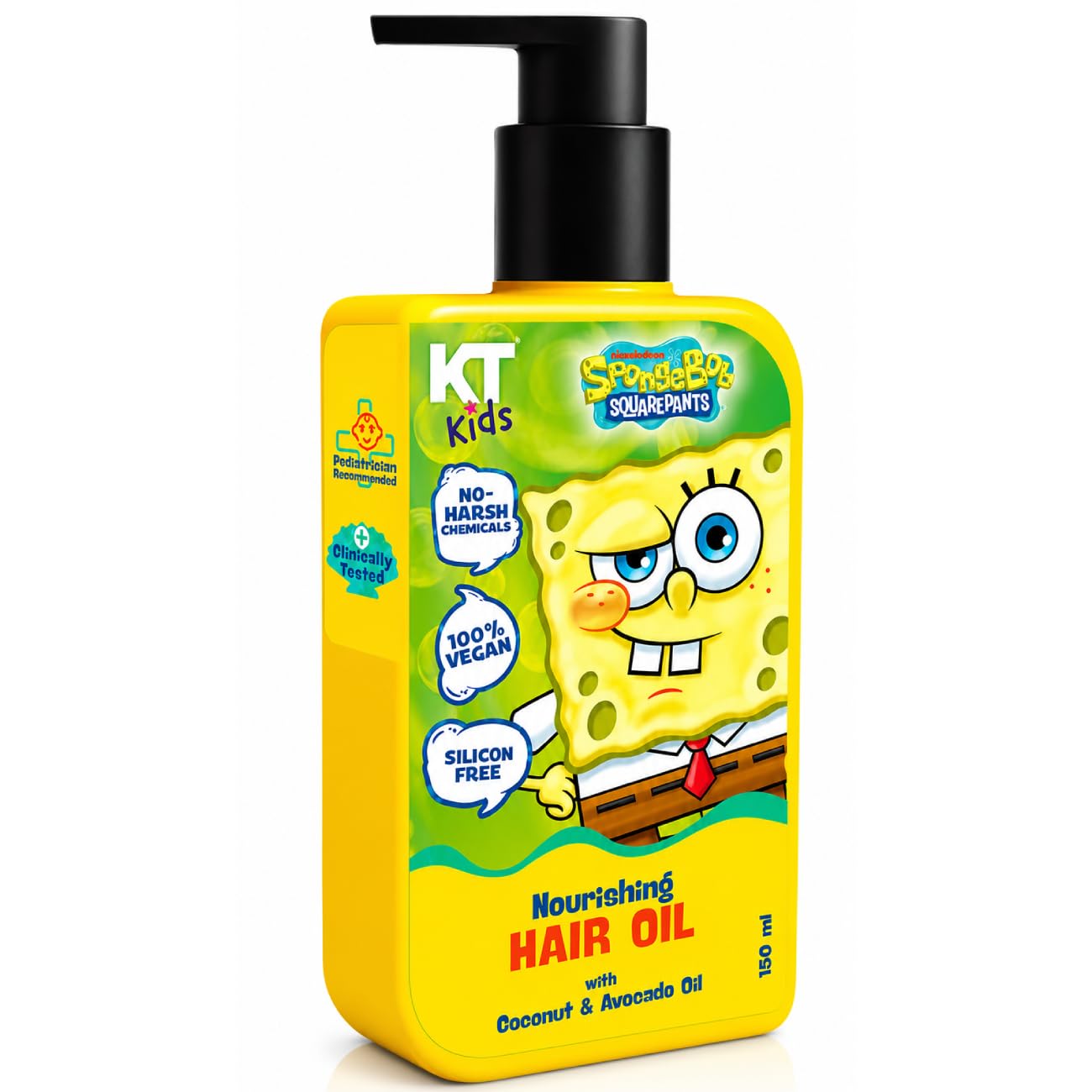 KT Kids Hair Oil with Keratin Protein, Avocado Oil and Coconut Oil, Lightweight Texture Hair Oil for Kids, Scalp and Hair Conditioning Oil for Children Ages 3–12 (150ml, Pack of 1)-picture-50