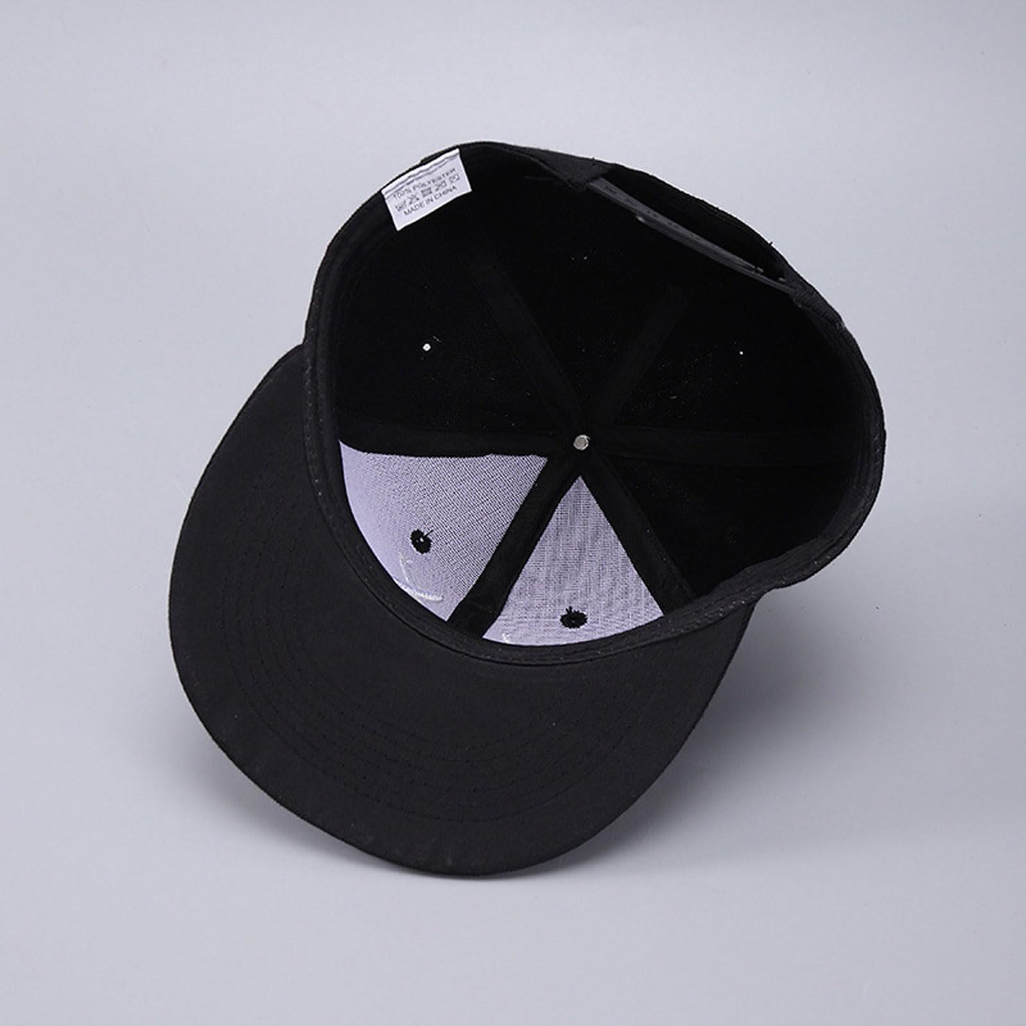 Embroidery Hip Hop Baseball Cap,Flat Brim Streetwear Unisex Adjustable Snapback Hat for Men Women,Street Style - Image 6