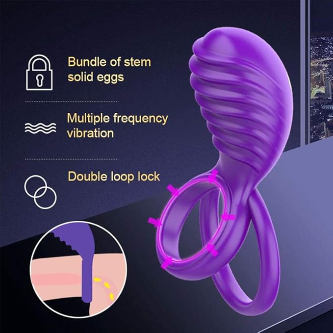 ZWwei Vibrador Anillo de pene en los Juguetes sexuales para ...