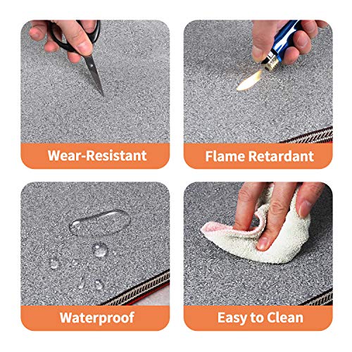 OLYDON Heated Floor Mat - Waterproof Under Rug - Heater Electric Carpet House Area Warmer for Home