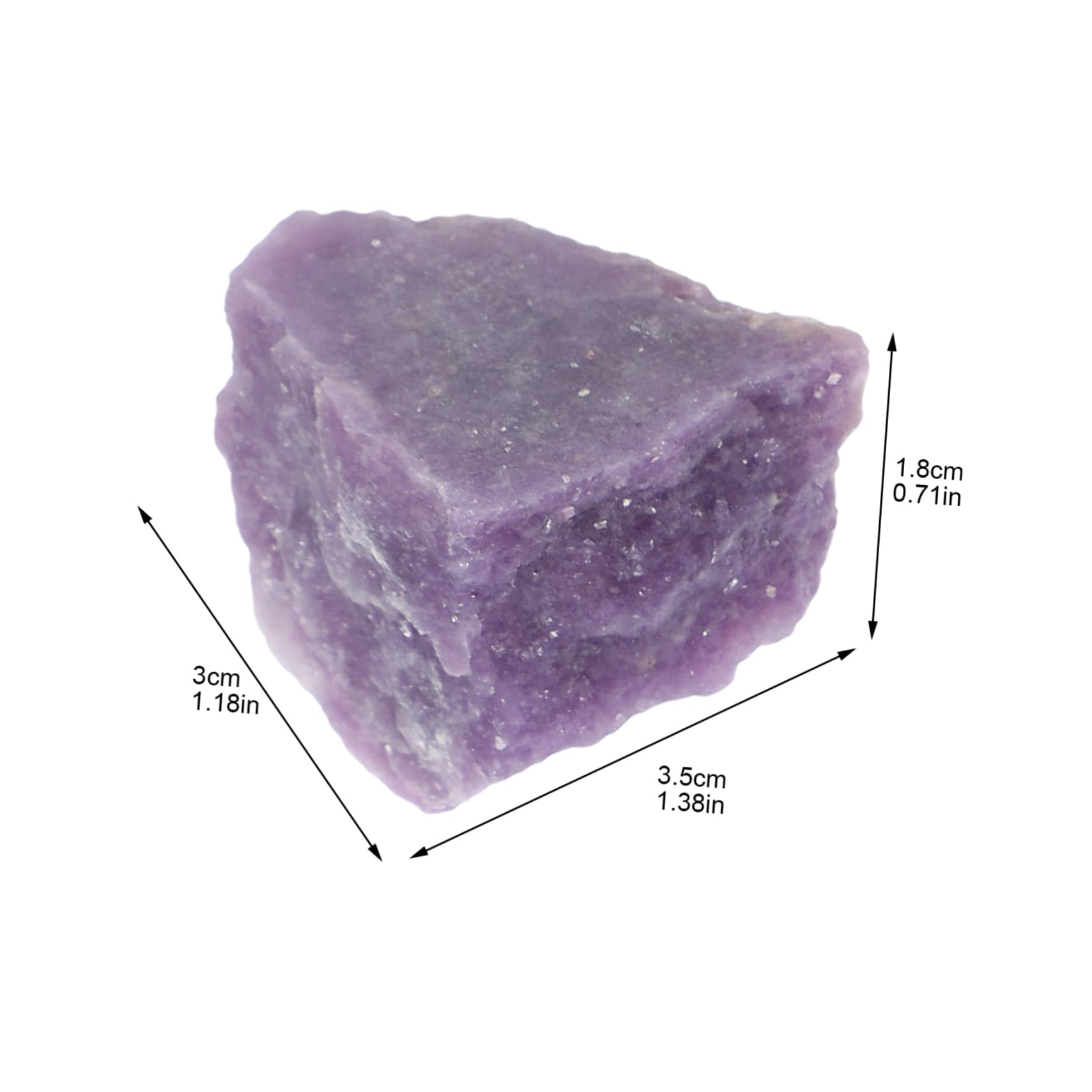 TOPPERFUN 1 Set Purple Mica Ore Decor Teaching Samples Small Irregular Ores Rough Ores Natural Ores Teaching Mineral Stones Specimen Ores Samples Ore Collection Mineral Sample Ore Ornament