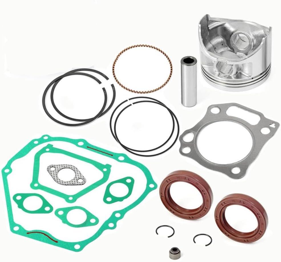 357cc Engine Rebuild Kit STD Piston Rings Gaskets Seals Compatible With 4 Cycle Cart Motor G21 G22 G23 G27 G28 Ydra 2000 2013