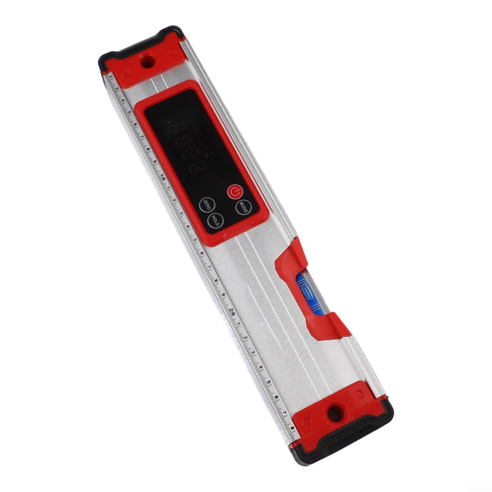 Inclinometro elettronico digitale in lega di alluminio con display retroilluminato, misuratore di pendenza per misurazione industriale, strumento impermeabile per misurazione inclinabile (300 mm)